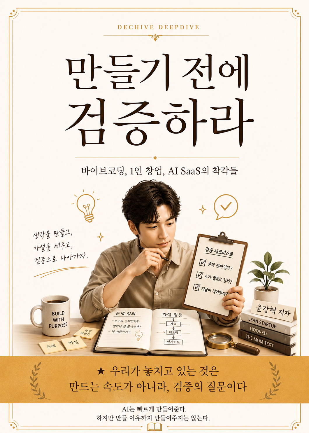 윤강혁 저 《만들기전에 검증하라》 실제 전자책 표지